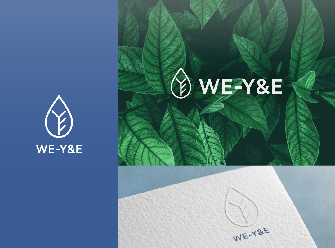 WE-Y＆E葉っぱと印刷イメージ